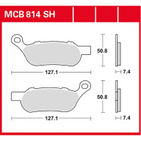 TRW Bremsbelag Performance Comfort MCB814PC TRW Bremsbelag Performance Comfort MCB814PC