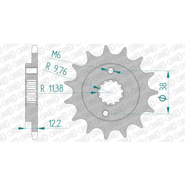 Ritzel 22407-13 #520 13 Zähne