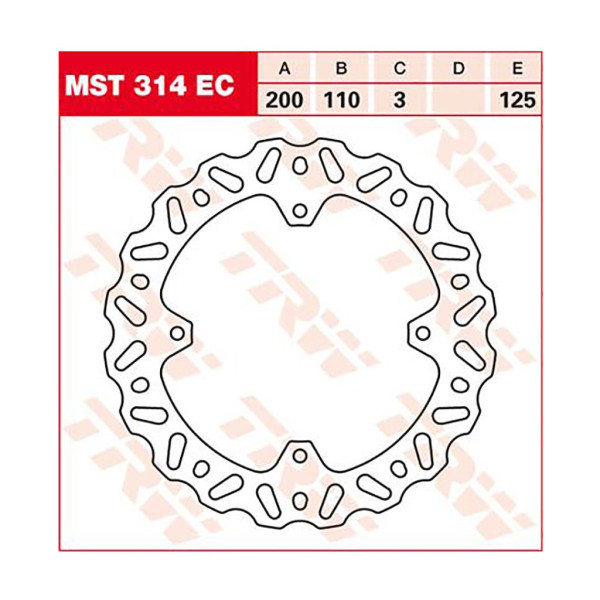 Bremsscheibe TRW MST314EC Eco Offroad