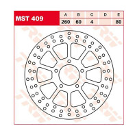 TRW Bremsscheibe MST409 TRW Bremsscheibe MST409