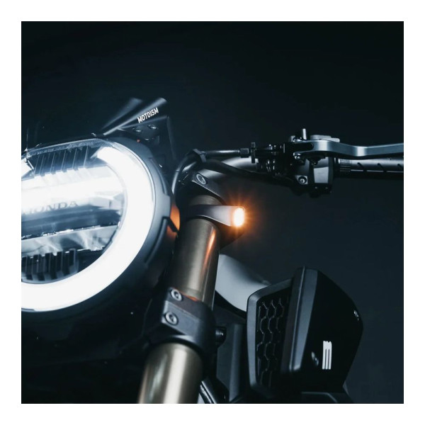 LED Blinker als Gabelschelle 1 Paar mit E-Prüfzeichen