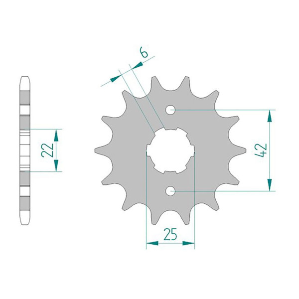 Ritzel 20302-15 #520 für E-Ton 15 Zähne