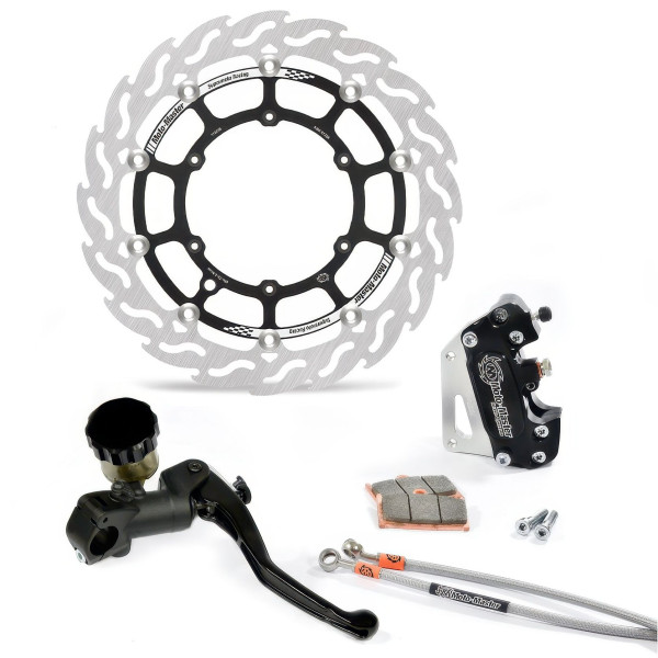 Moto-Master Supermoto Kit 320 Flame Bremsscheibe Bremssattel Bremspumpe 313034