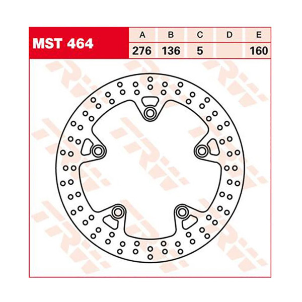 Bremsscheibe TRW MST464