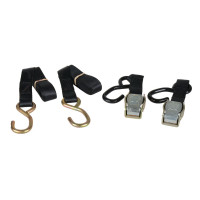 MotoLibre Spanngurt schwarz mit Haken 2 Stück mit Haken 1,8m lang 463356 MotoLibre Spanngurt schwarz mit Haken 2 Stück mit Haken 1,8m lang 463356