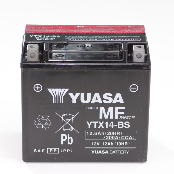 Batterie 12V 12AH YTX14-BS Wartungsfrei Yuasa 51214