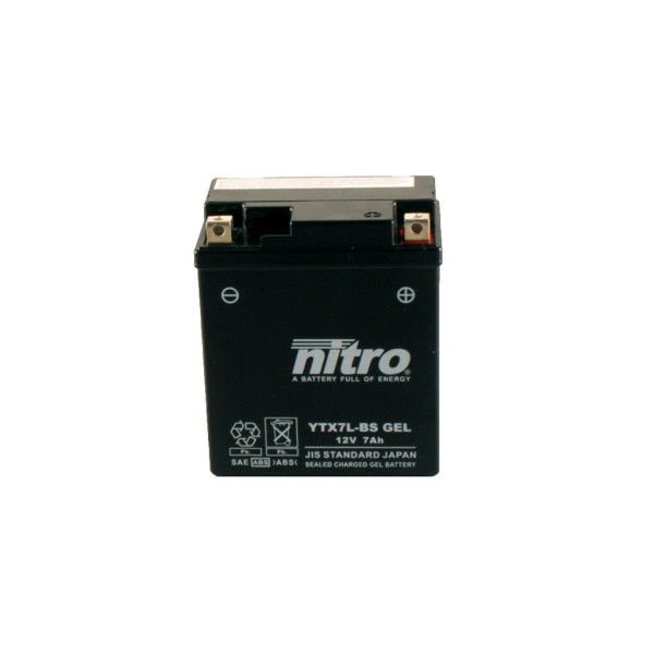 Batterie 12V 6AH YTX7L-BS Gel Nitro 50614