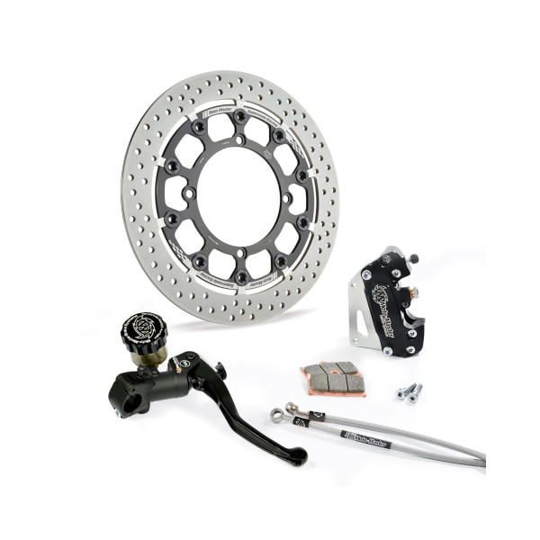 Moto-Master Supermoto Kit 320 Halo Bremsscheibe Bremssattel Bremspumpe 313078