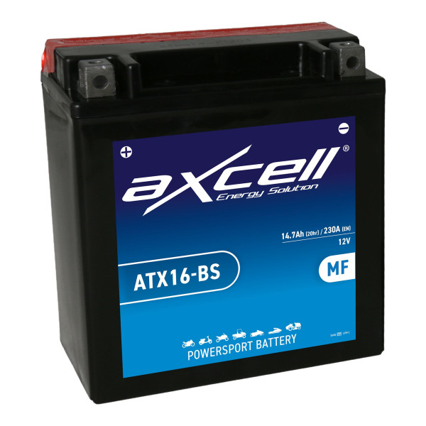 Batterie 12V YTX16-BS Wartungsfrei AXCELL 51492