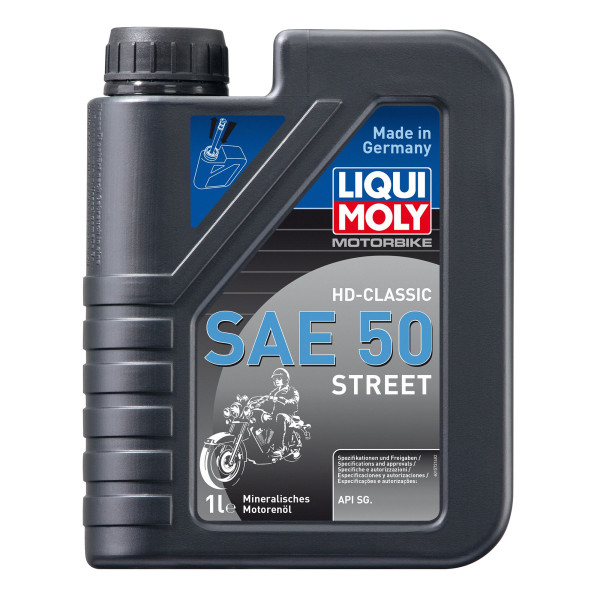 LIQUI MOLY Motoröl Motorbike HD-Classic SAE 50 Street 1l