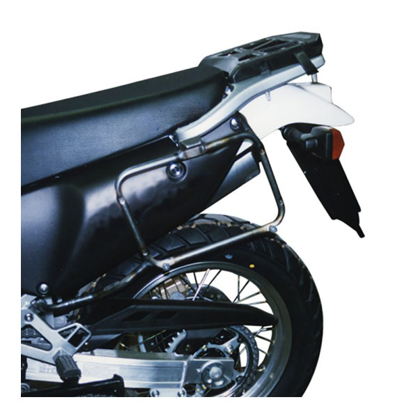 Seitenkoffer-Träger Stahlrohr schwarz für Honda XRV Africa Twin 750 Bj. 96-04