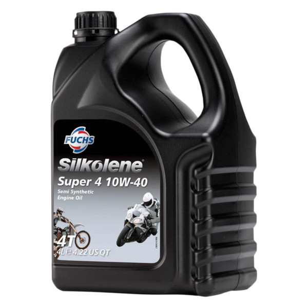 Silkolene 10W40 Motoröl Super 4 teilsynthetisch 4l 601383625