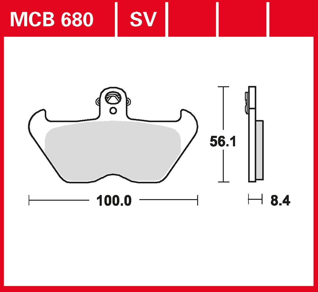 TRW Sinter Street MCB671SH Bremsbeläge MCB671SH | Jetzt