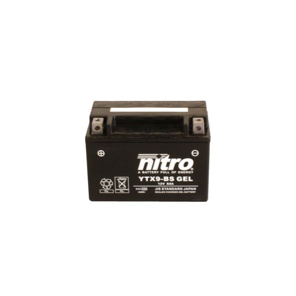 Batterie 12V 8AH YTX9-BS Gel Nitro 50812
