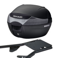 SHAD Topcase inklusive Gepäckträger Komplettset 33 Liter 194-159-0309 SHAD Topcase inklusive Gepäckträger Komplettset 33 Liter 194-159-0309