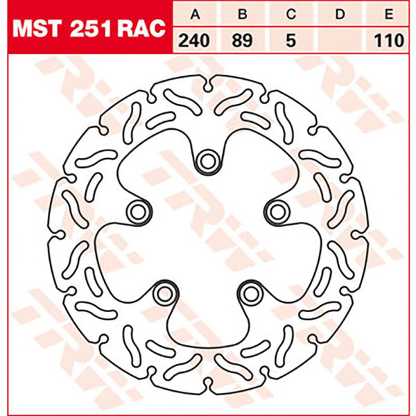 Bremsscheibe TRW MST251RAC