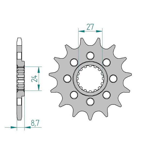 AFAM Ritzel #520 Sport 15 Zähne 22902-15