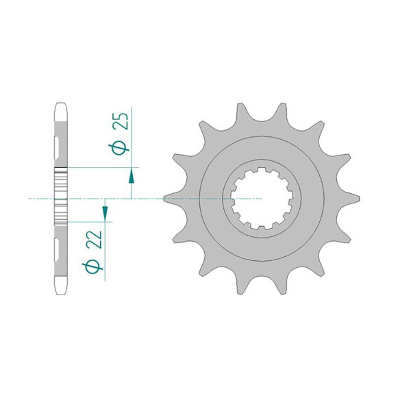 Ritzel 27502-13 #520 13 Zähne