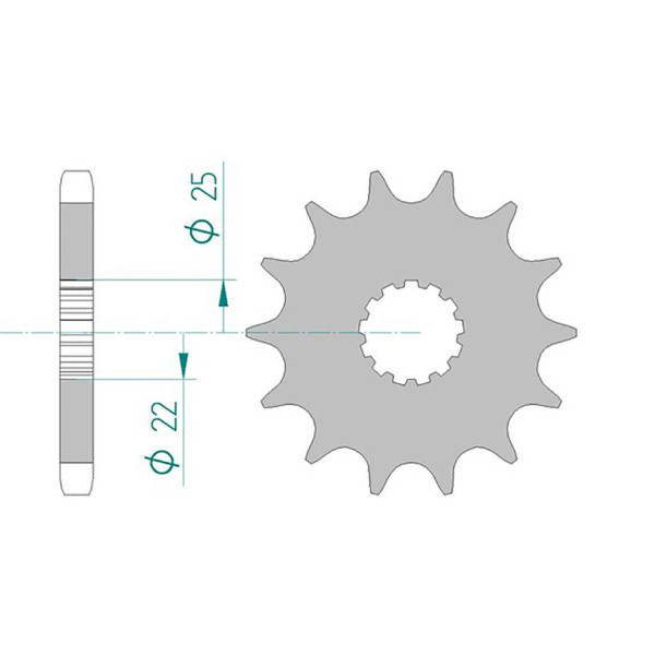 Ritzel 22800-15 #532 15 Zähne