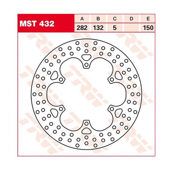 Bremsscheibe TRW MST432