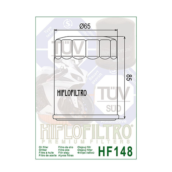 Hiflo Ölfilter Schwarz HF148