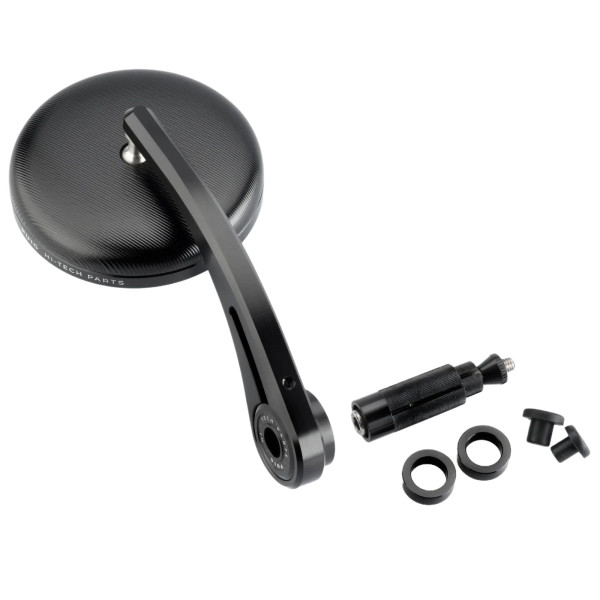 Lenkerendenspiegel 9691N Puig Aluminium schwarz inkl. Adapter