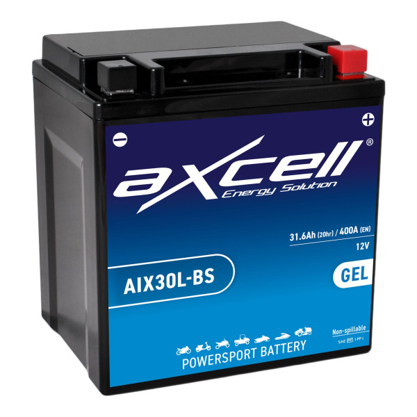 Batterie 12V YTX30L-BS GEL AXCELL