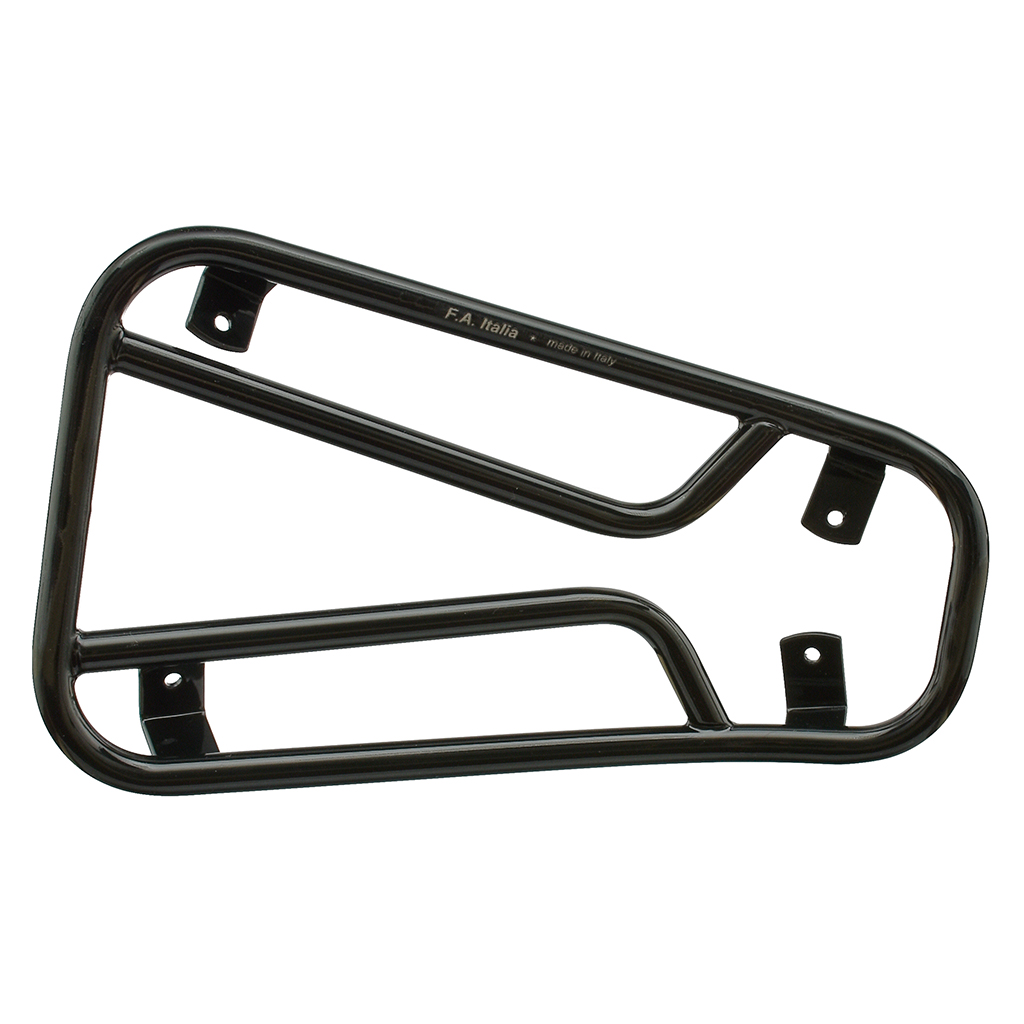 ScooterLibre Gepäckträger f. Tunnel schwarz glänzend (für: Vespa Primavera 50 )