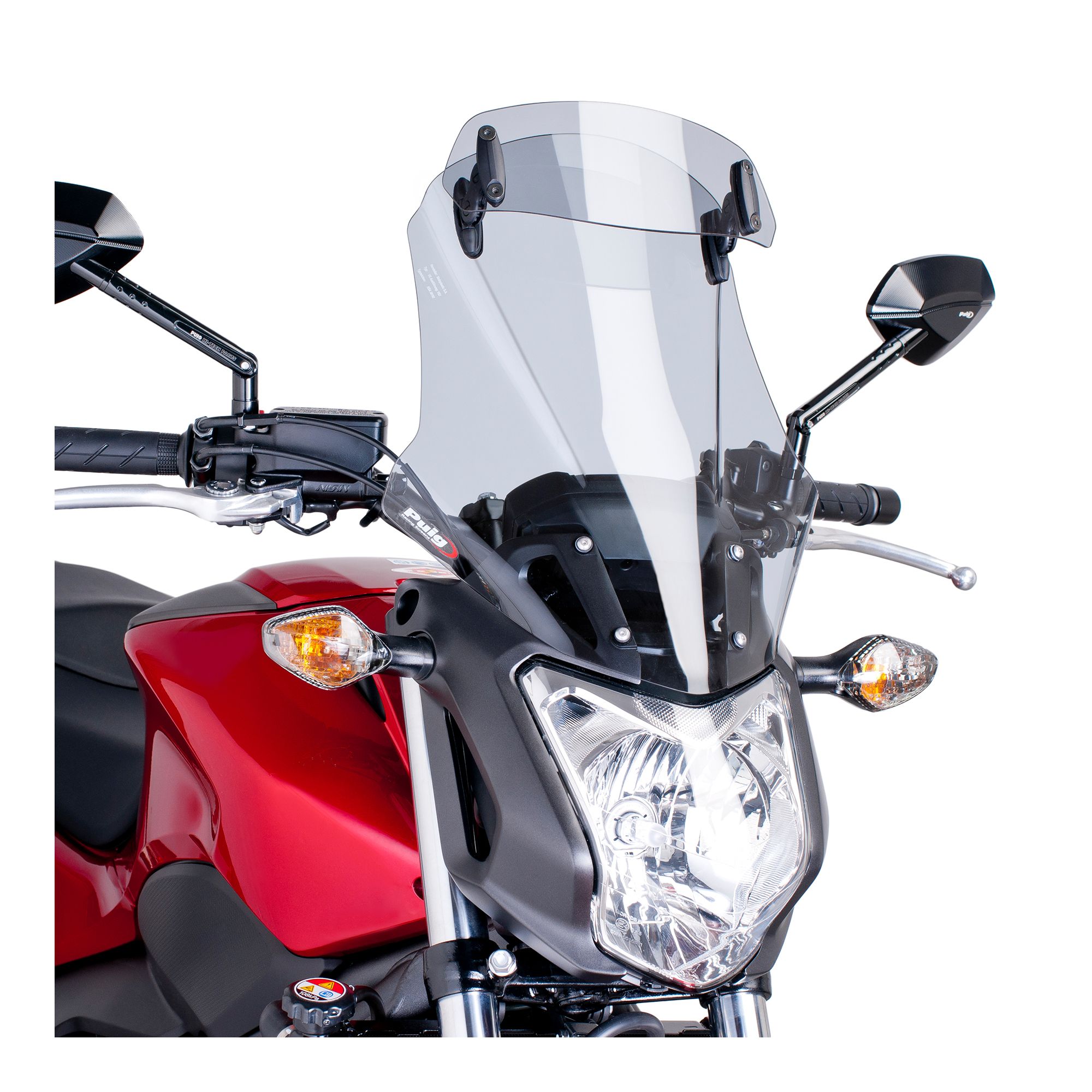 Puig Windschutz Windschild Tourenscheibe Plus mit Spoiler getönt mit ABE (für: Honda NC 700 S )
