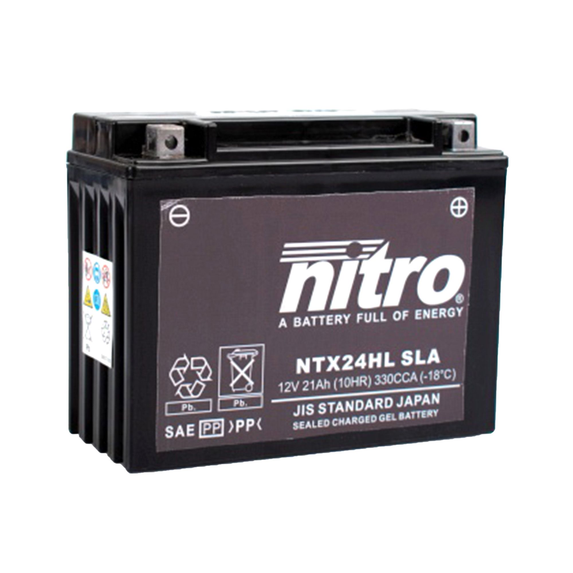 Nitro Batterie 12V 21AH YTX24HL-BS Gel (für: Kawasaki VN-15 C )