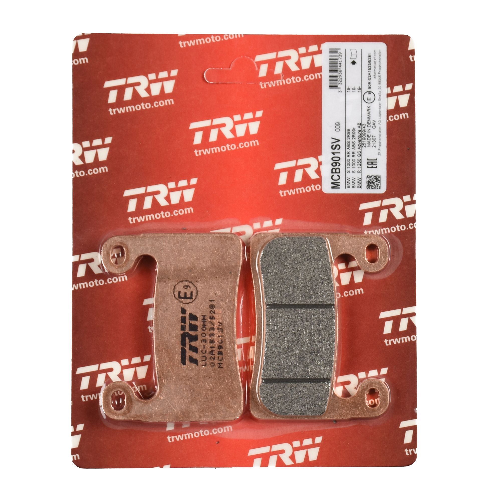 TRW Bremsbelag Sinter Street (für: BMW R 1250 GS ABS )
