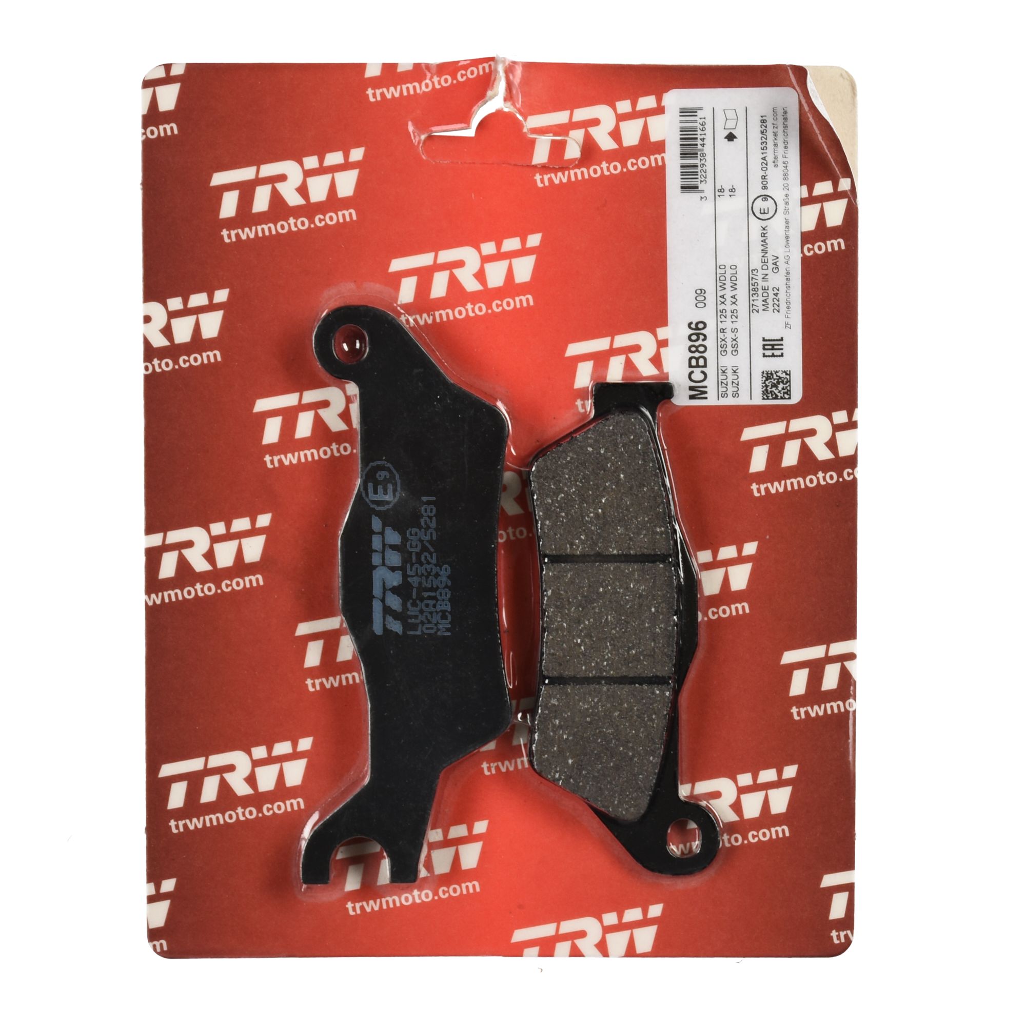 TRW Bremsbelag organisch (für: Suzuki GSX-R 125 ABS )
