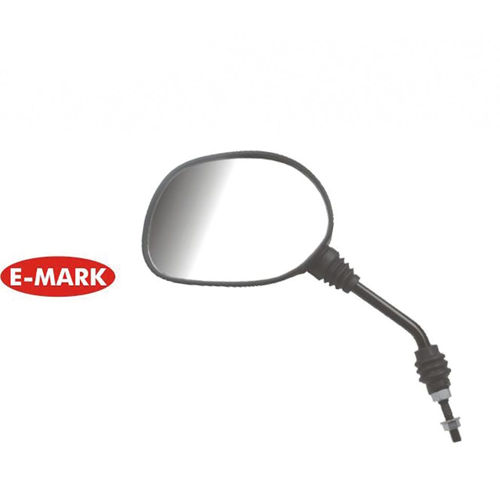 VParts Spiegel links schwarz (für: Piaggio TPH 125 Typhoon )