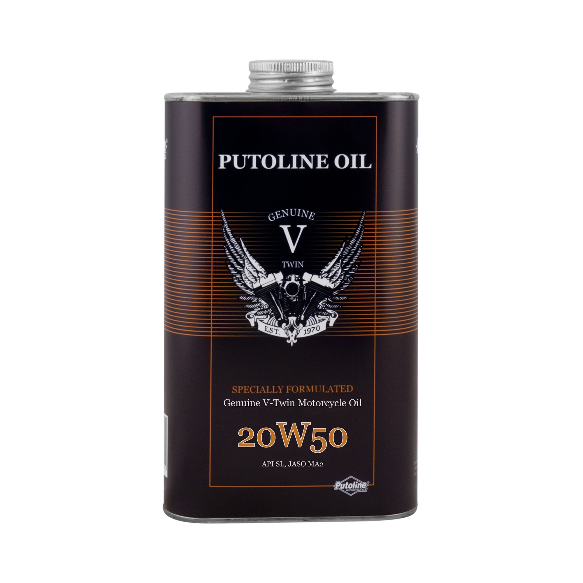 Putoline Öl 4Takt 20W50 1 Liter Motoröl (für: Harley-Davidson FXDL 1690 ESPFI Dyna Low Rider ABS )