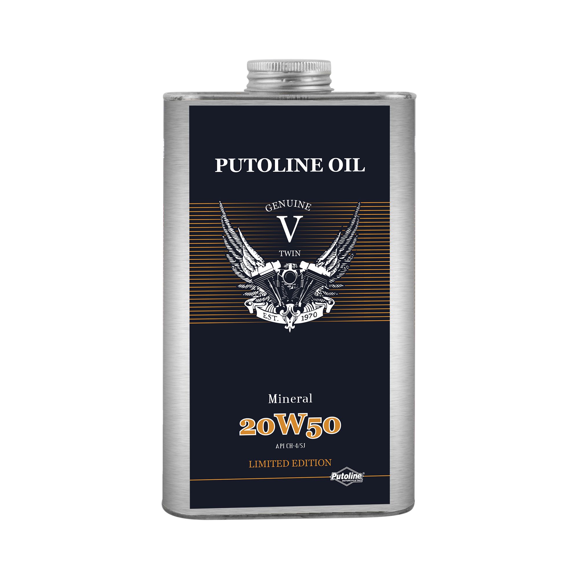 Putoline Öl 4Takt 20W50 1 Liter Motoröl Genuine V-Twin Mineral (für: Indian Chief 1811 ABS )