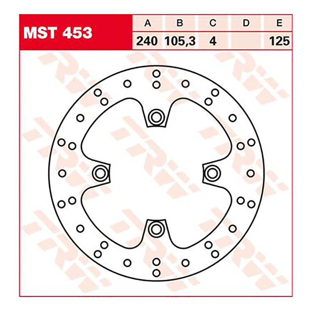 TRW Bremsscheibe (für: Honda FES 125 S-Wing )