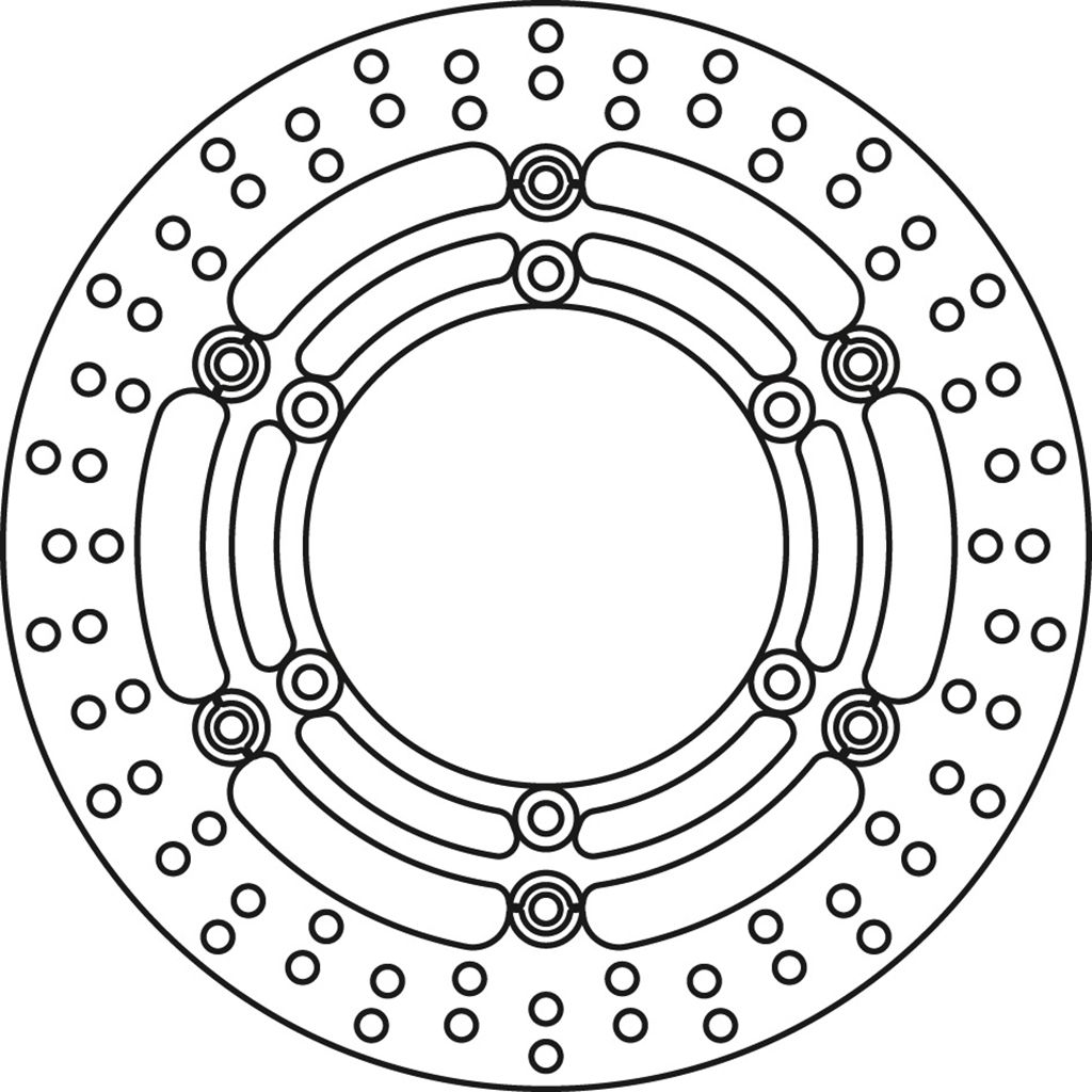 TRW Bremsscheibe (für: Yamaha XVS 650 Drag Star Classic )
