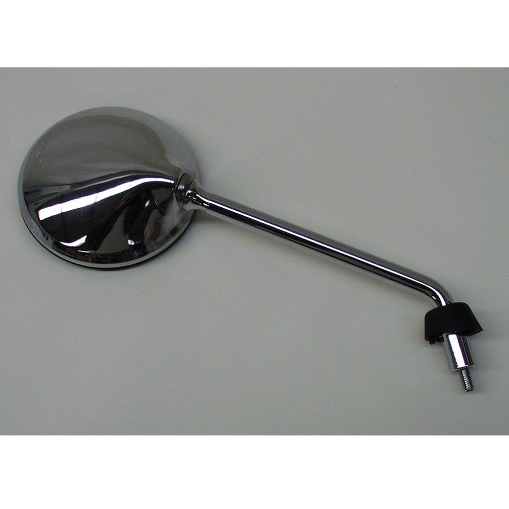 VParts Spiegel rechts chrom rund (für: Piaggio Liberty 125 )