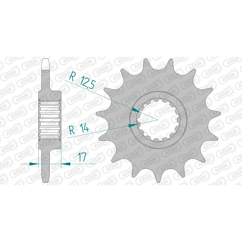 AFAM Ritzel #520 (für: Ducati Panigale Corse 959 ABS )