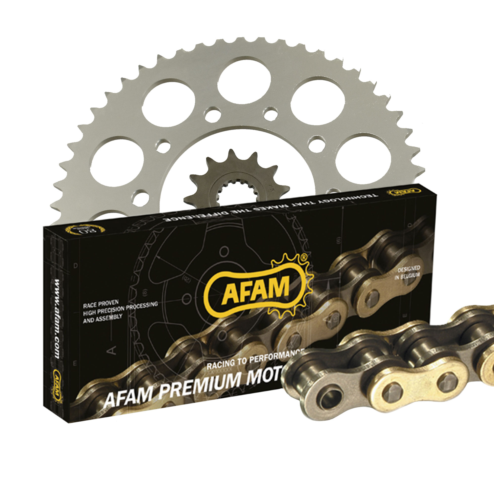 KMP360 Kettenkit (für: Triumph Tiger 900 GT ABS 20-21 ) AFAM 525 XSR2G