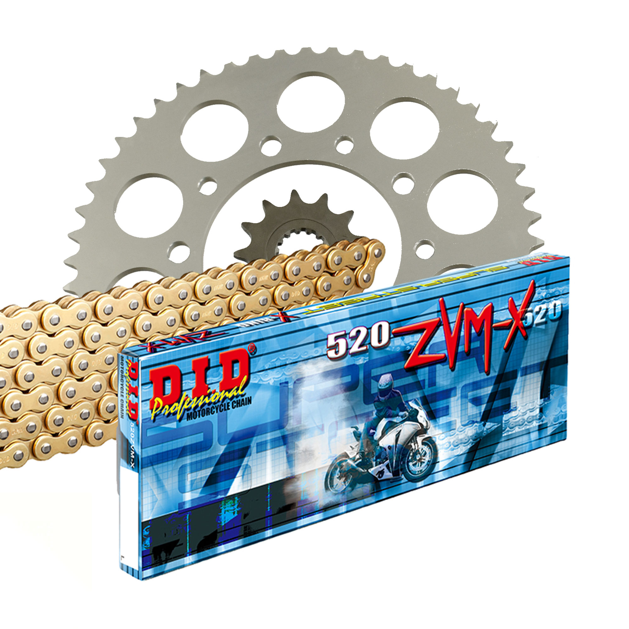 KMP360 Kettenkit (für: KTM 790 Duke L ABS 18-20 ) DID 520 ZVMX