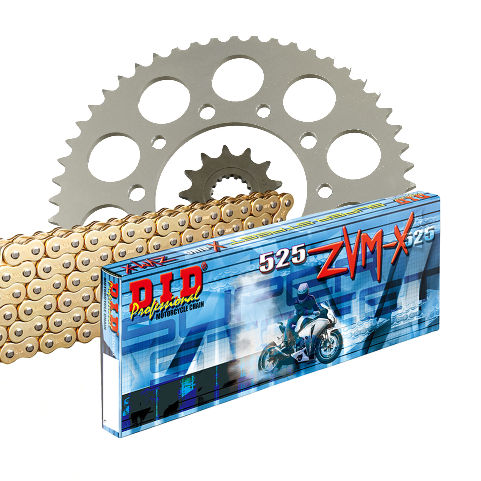 DID Kettenkit (für: Aprilia Tuono V4 1100 Factory ABS 19-21 ) 525 ZVMX