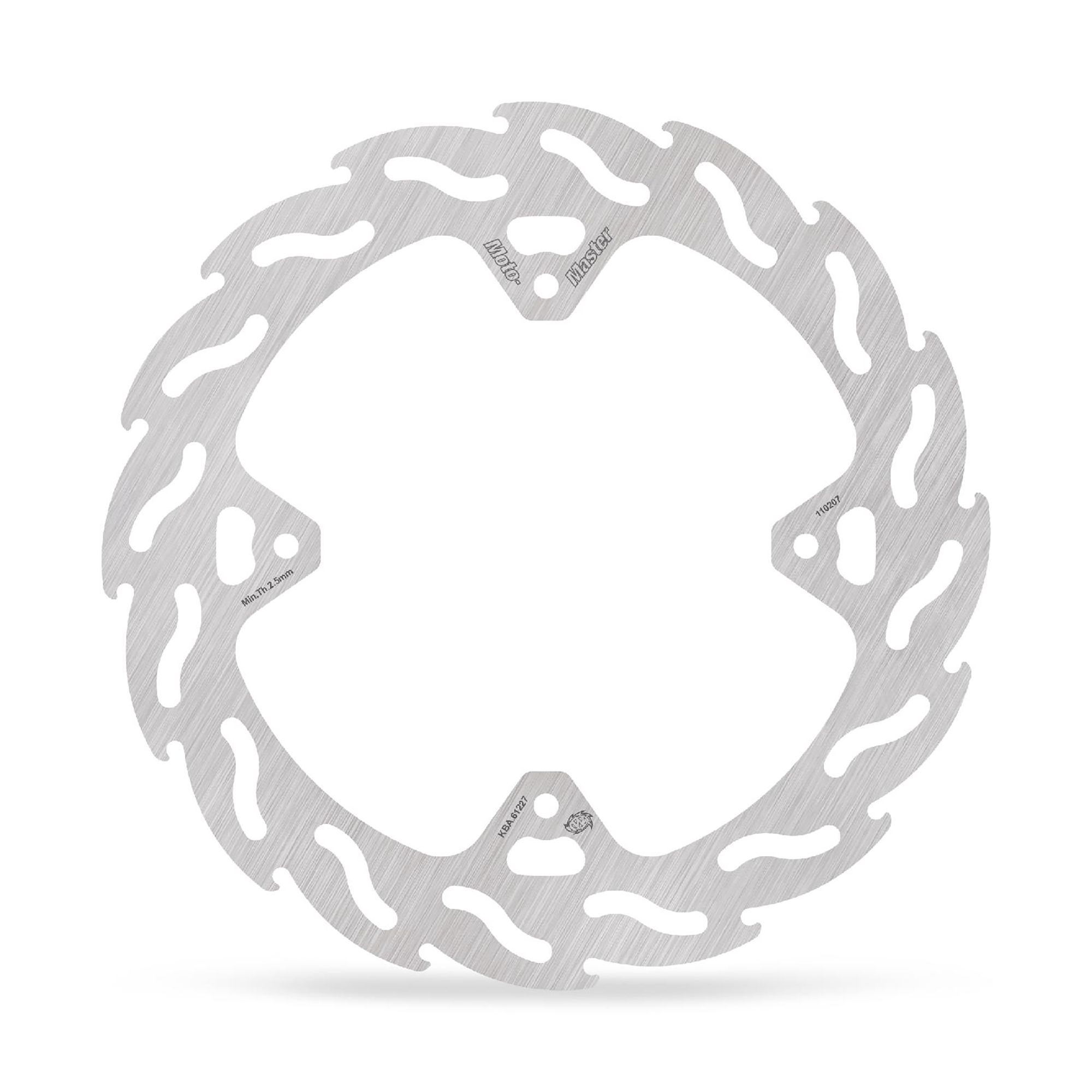 Moto-Master Bremsscheibe Flame hinten starr mit ABE (für: Honda CRF 450 R )