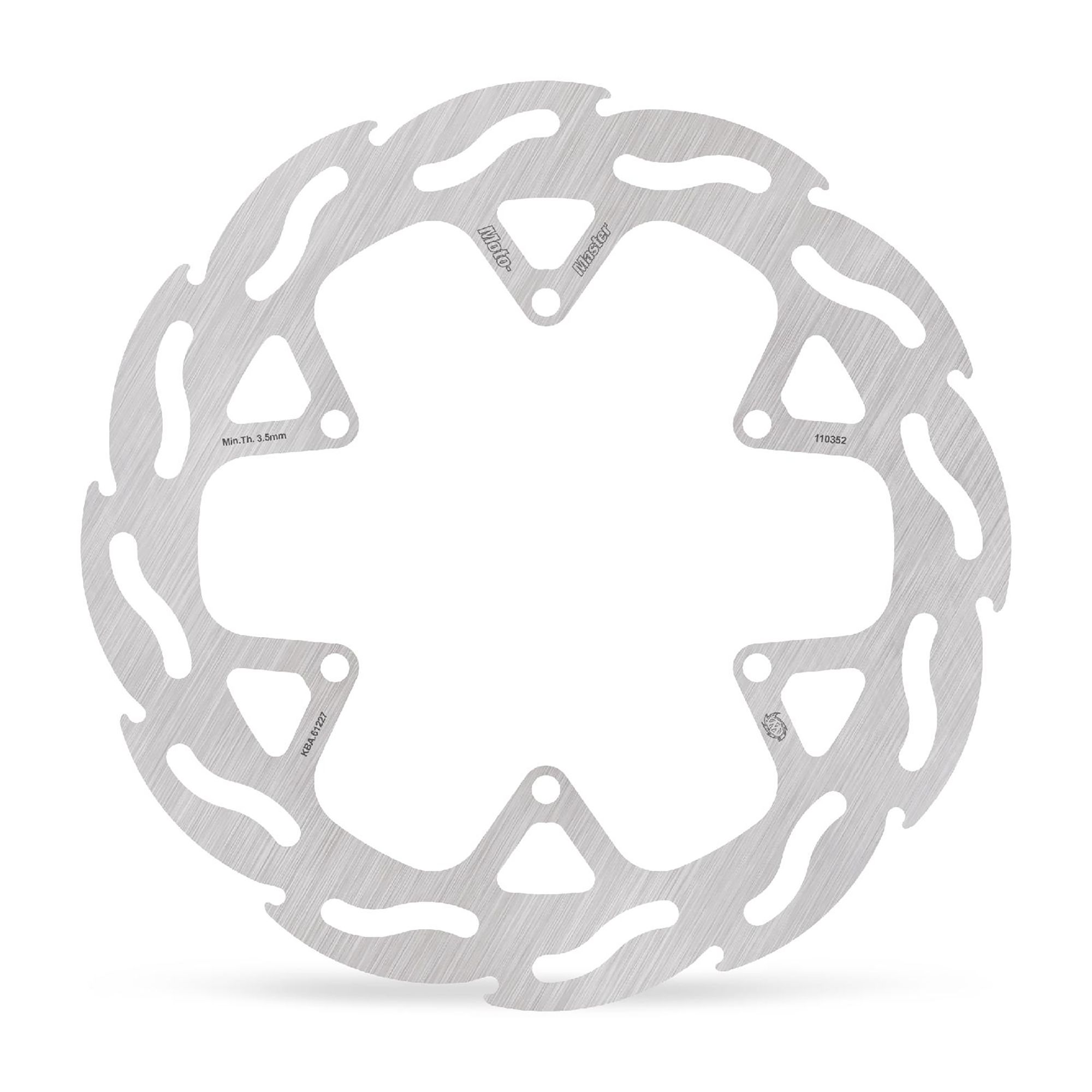 Moto-Master Bremsscheibe Flame hinten starr mit ABE (für: BMW G 450 X )