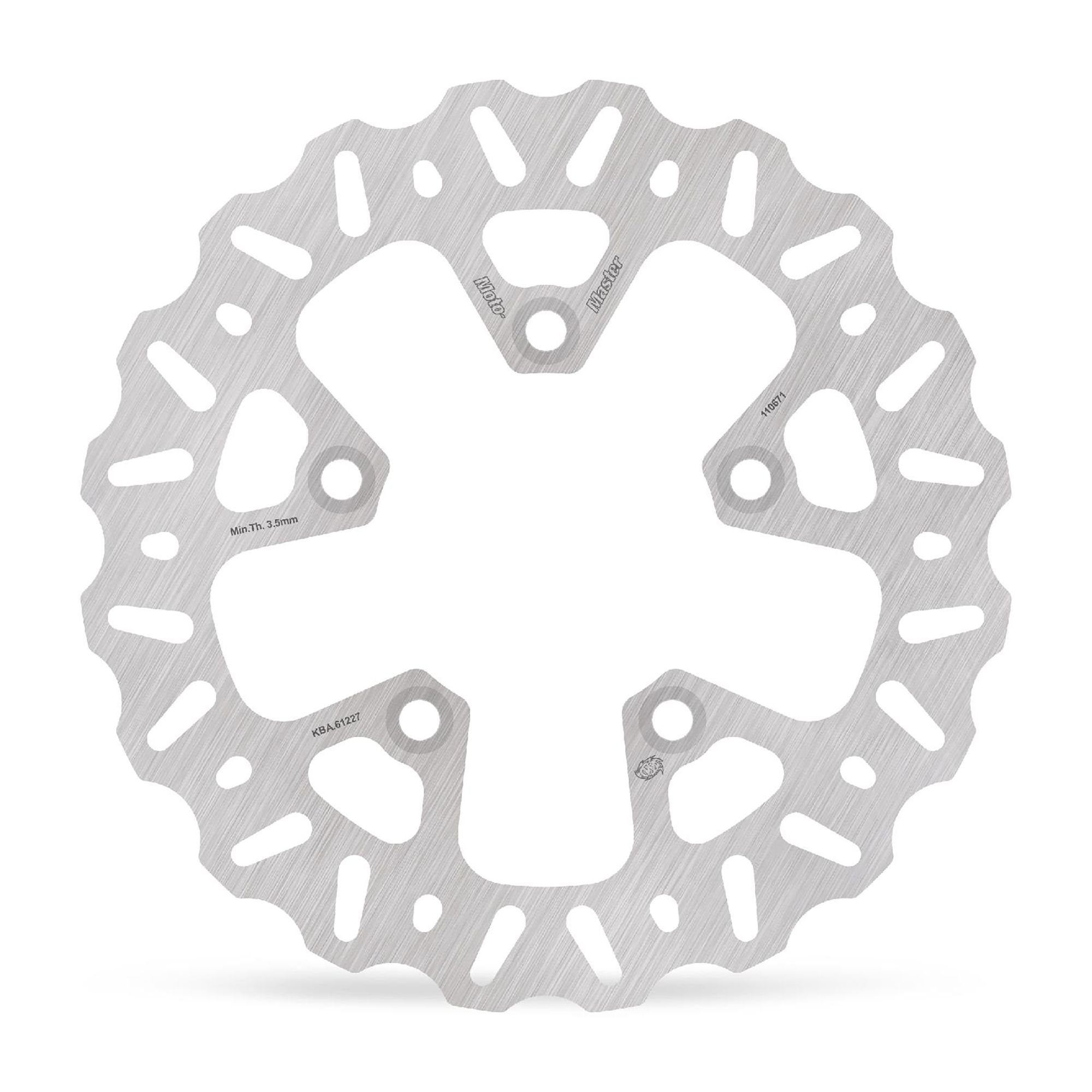 Moto-Master Bremsscheibe Nitro hinten starr mit ABE (für: Kymco Agility 125 City (16 Zoll) )