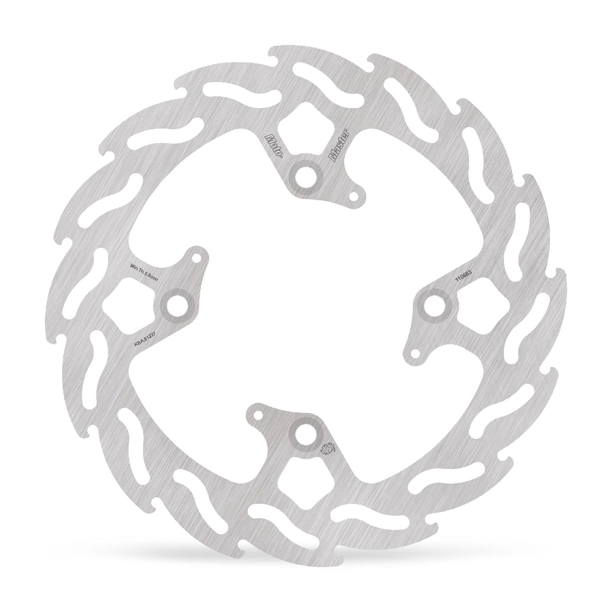 Moto-Master Bremsscheibe Flame hinten starr mit ABE (für: Triumph Tiger 800 XRX Low ABS )