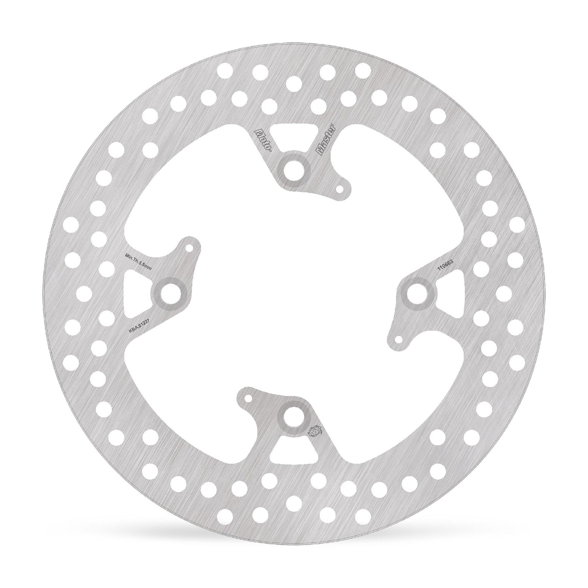 Moto-Master Bremsscheibe Halo hinten starr mit ABE (für: Triumph Speed Triple S ABS 1050 )