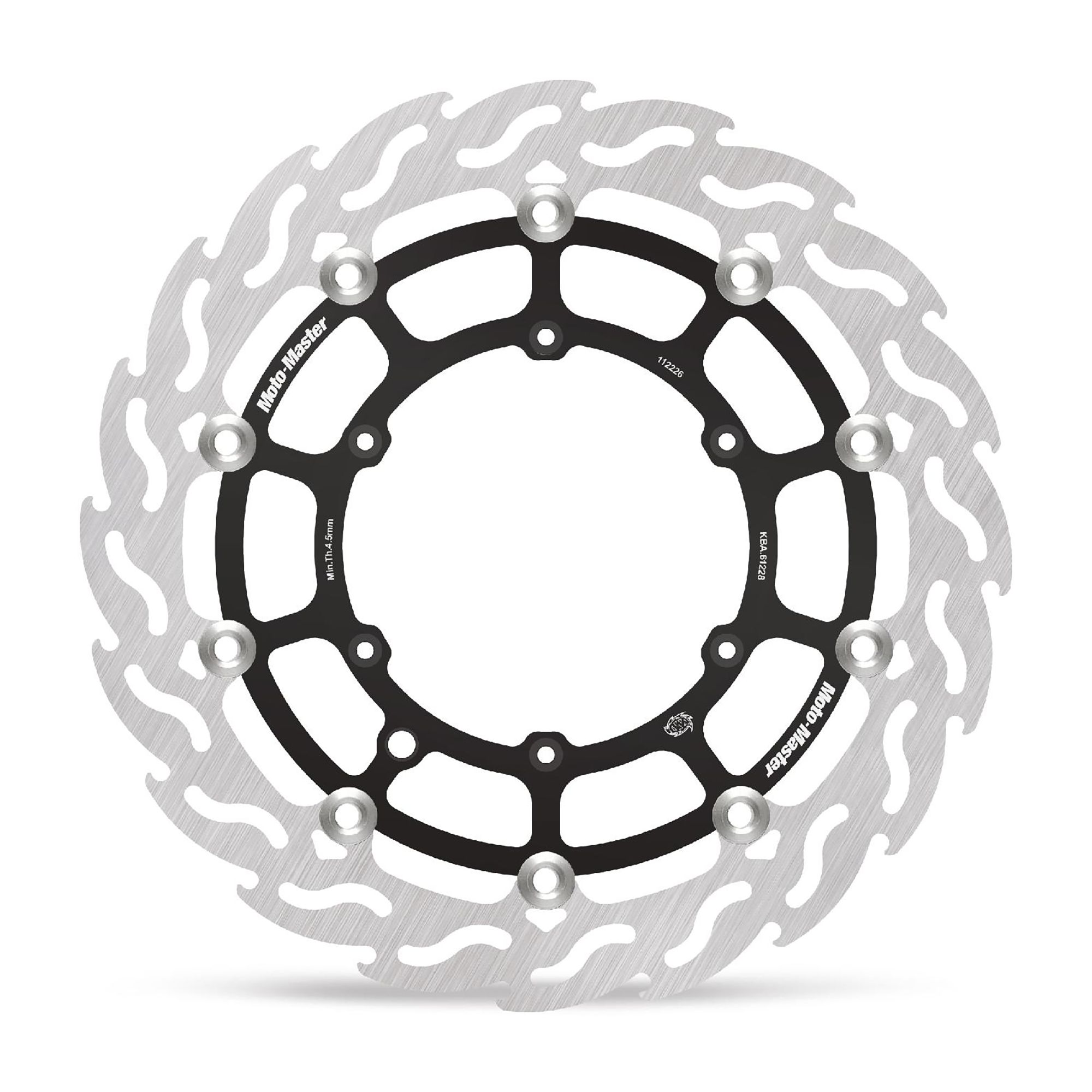 Moto-Master Bremsscheibe Flame vorn schwim. Supermoto Racing Flag (für: KTM SMC R 690 )