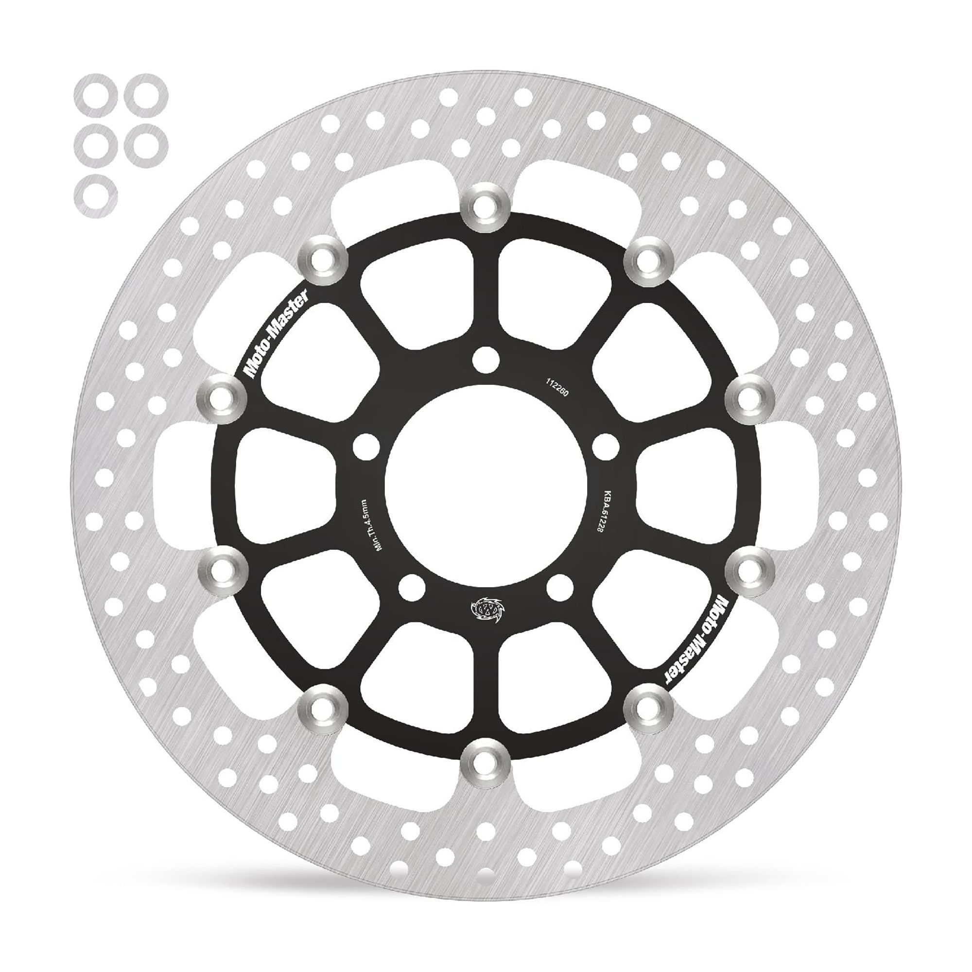 Moto-Master Bremsscheibe Halo vorn schwimmend mit ABE (für: Kawasaki ZX-10R Ninja ABS )