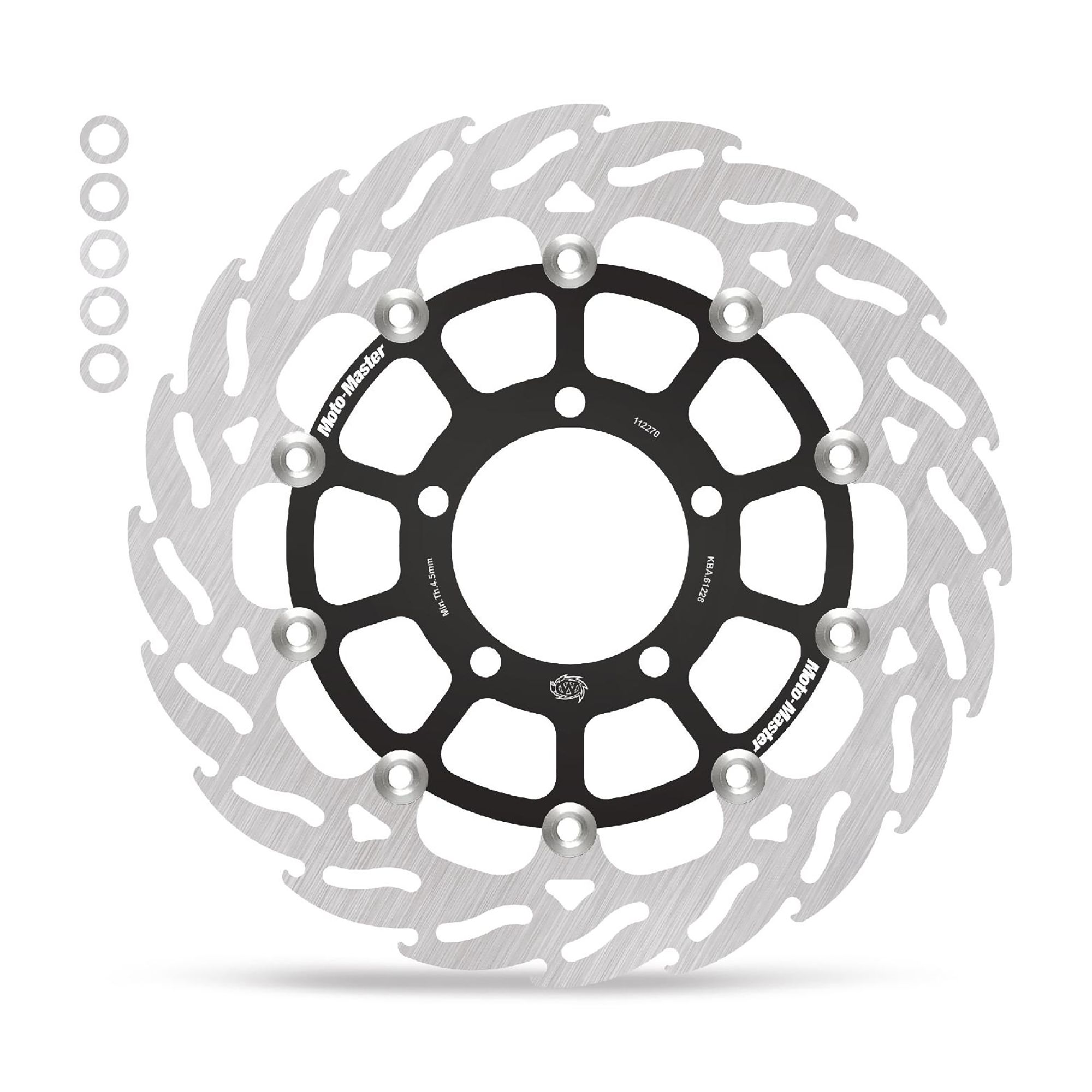 Moto-Master Bremsscheibe Flame vorn links schwimmend mit ABE (für: Triumph Street Cup 900 ABS )